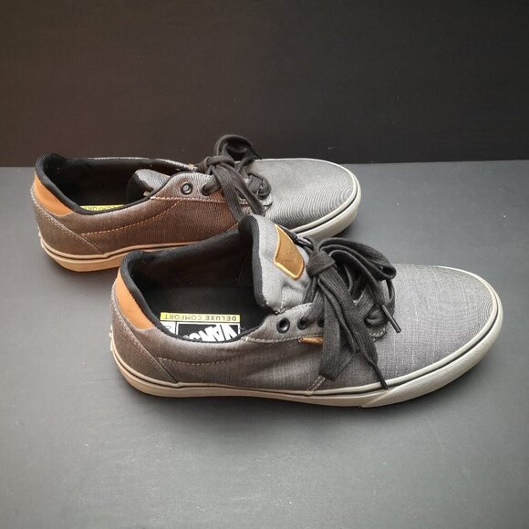 Vans Atwood Ortholite Deluxe Comfort Men's Size 9.5 Dark Grey Sneakers - Picture 2 of 9